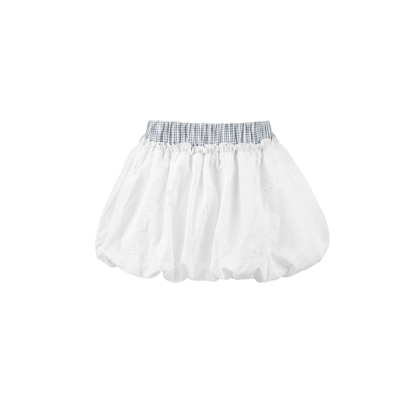Water Drop Embroidered Top and Skirt Set-Up