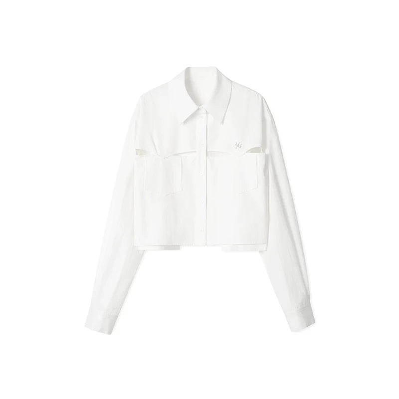 Tencel-Baumwoll-Patchwork-Bluse
