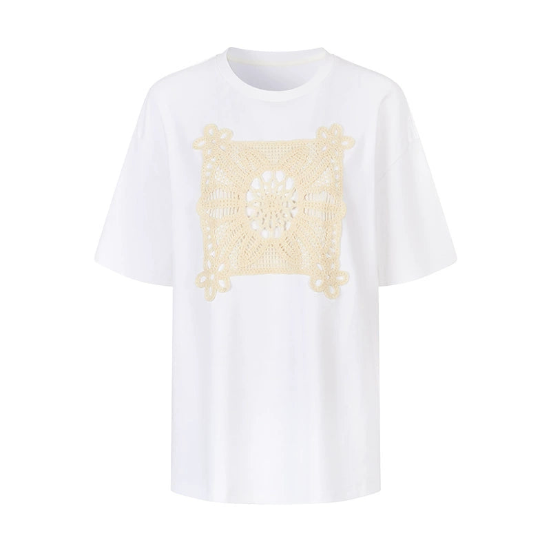 White Carve Tee