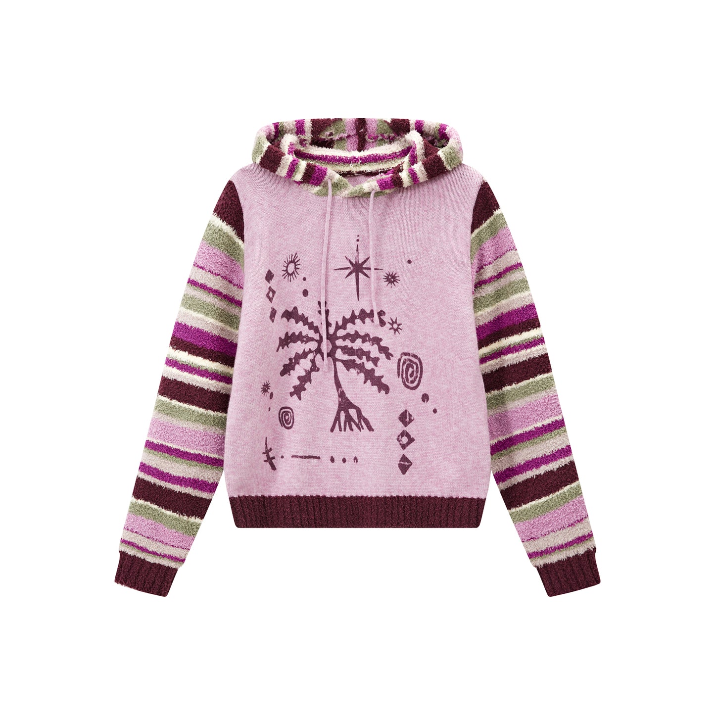 Loose Fit Retro Striped Sweater