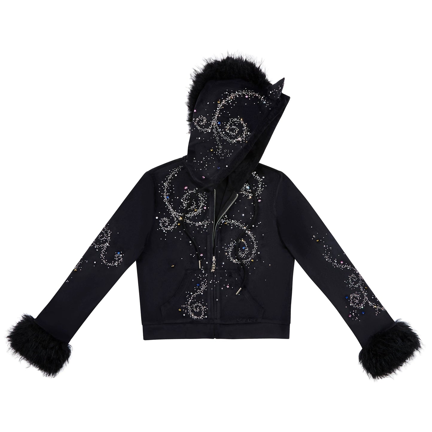 Unicorn Velvet Rhinestone Jacket