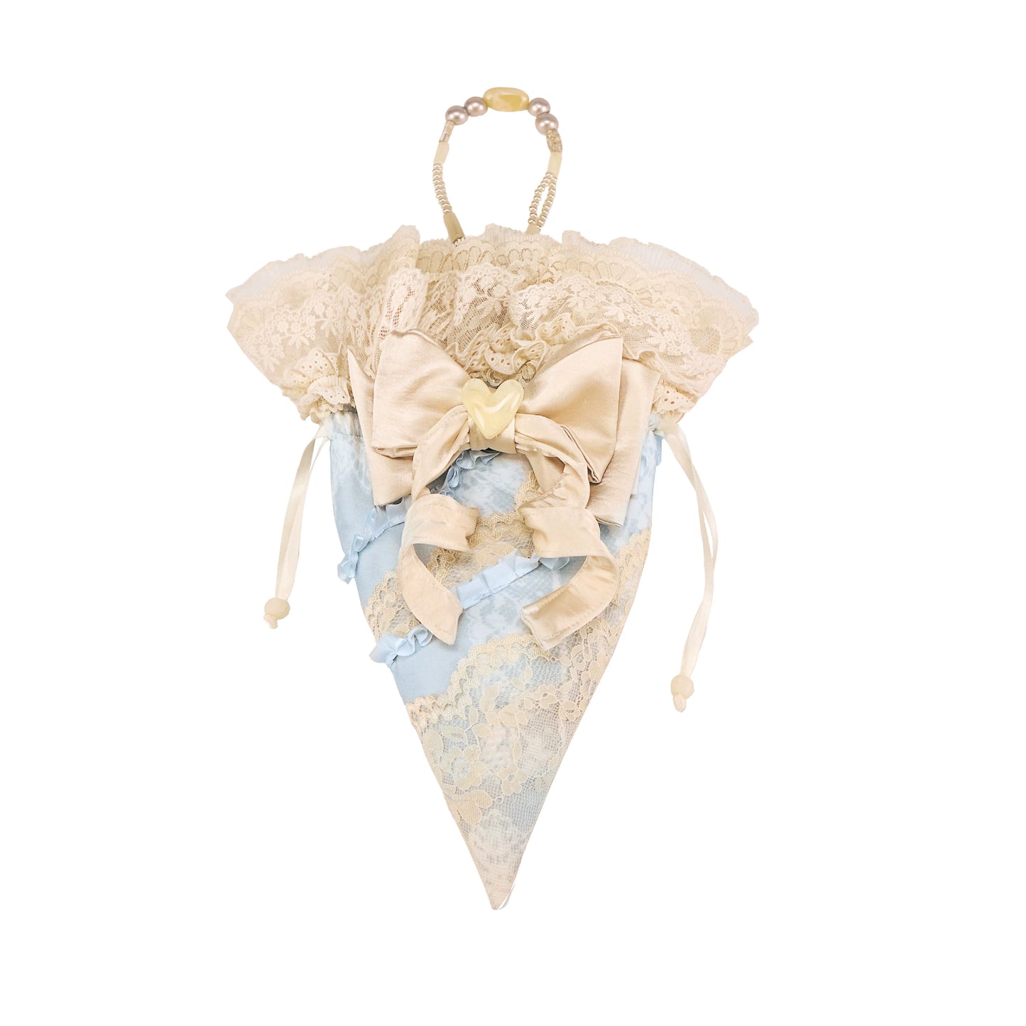 Sac à main brodé rococo