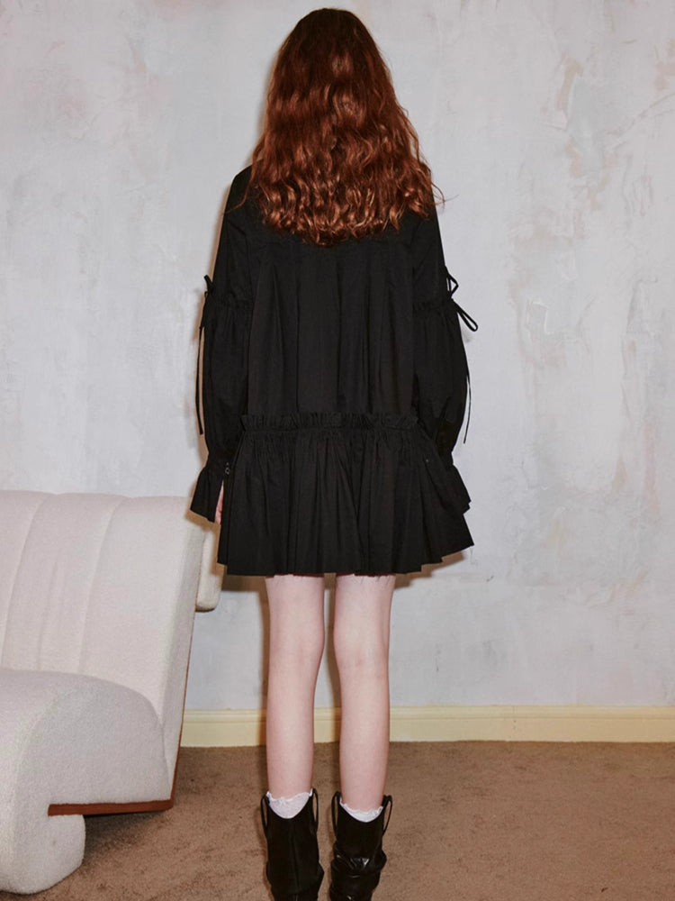 Romantisches Rüschenshirtkleid