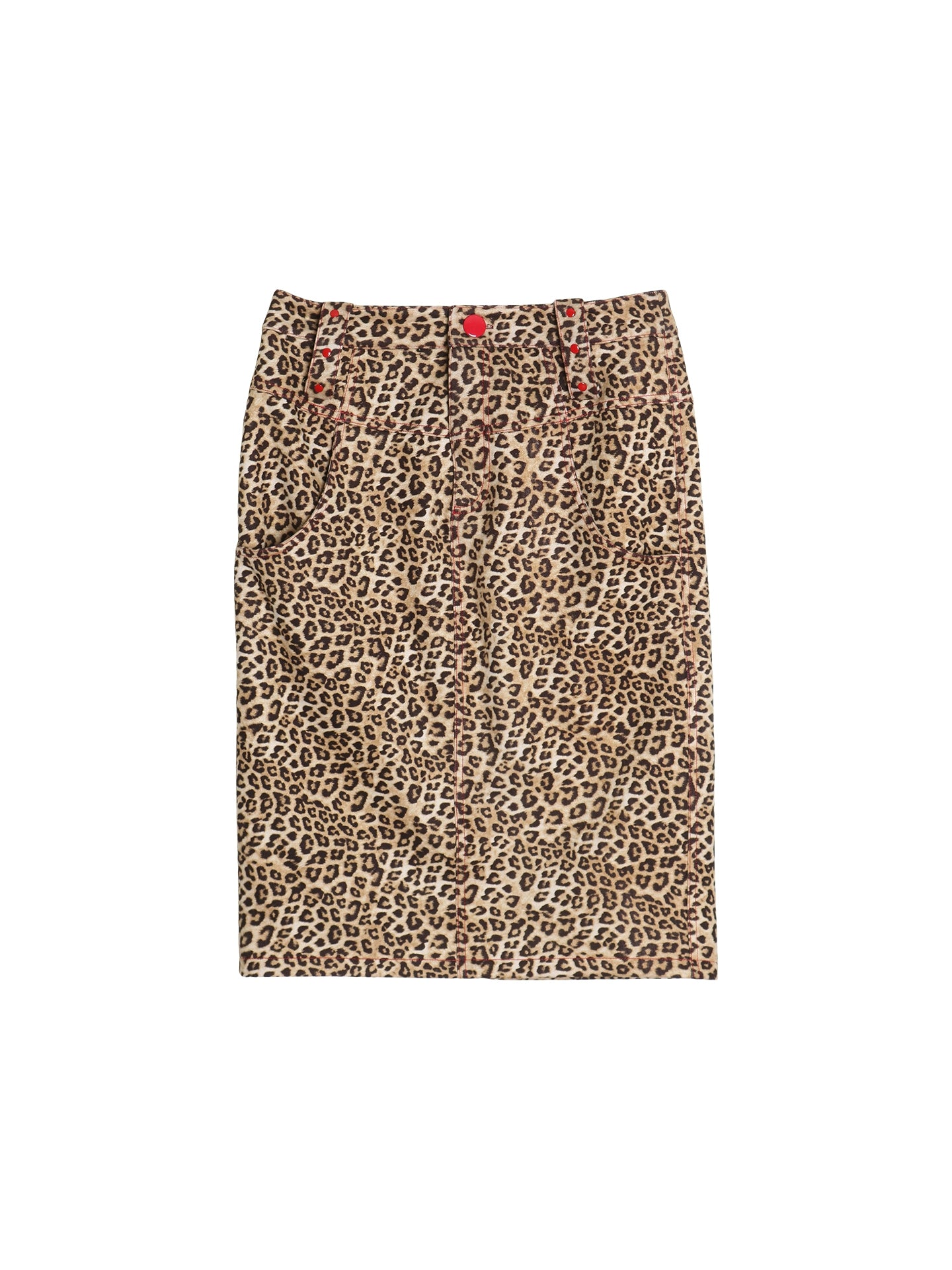 Vintage Suede Pencil Skirt