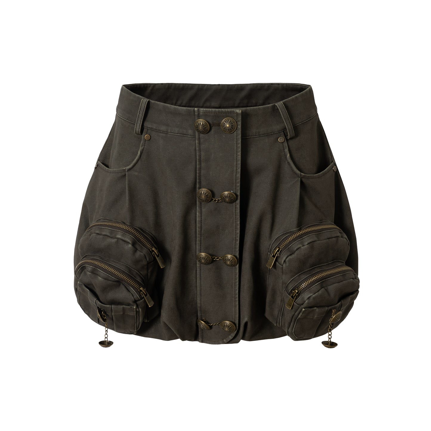 Court Street Leather Skirt