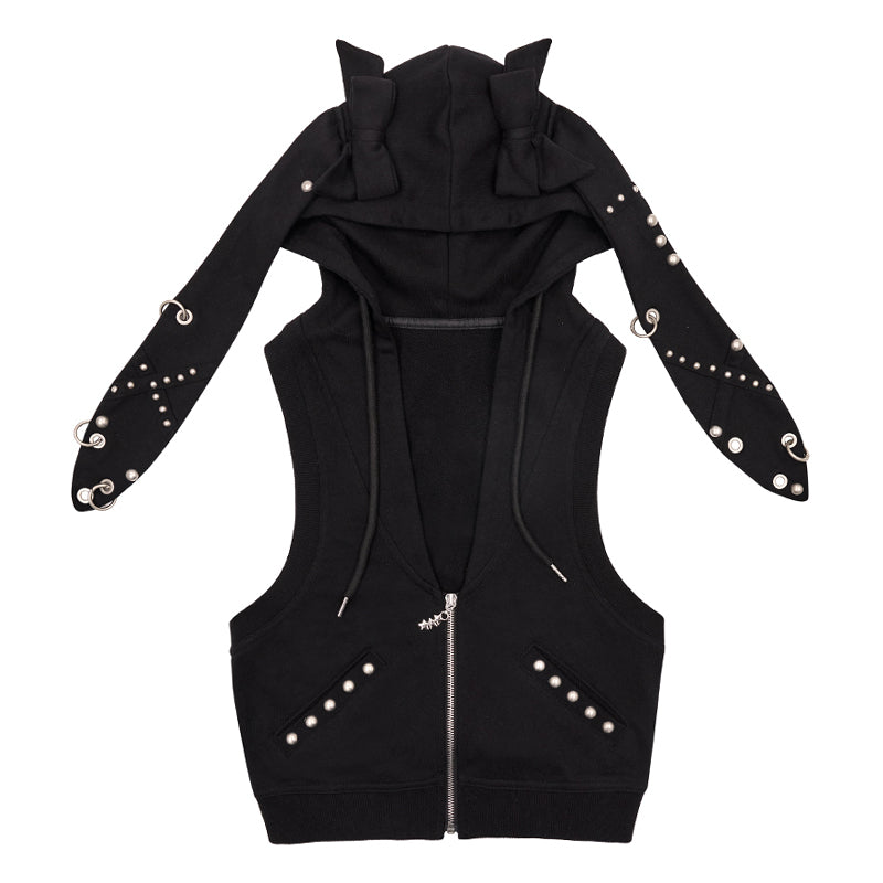 Bunny Eared Stud Vest