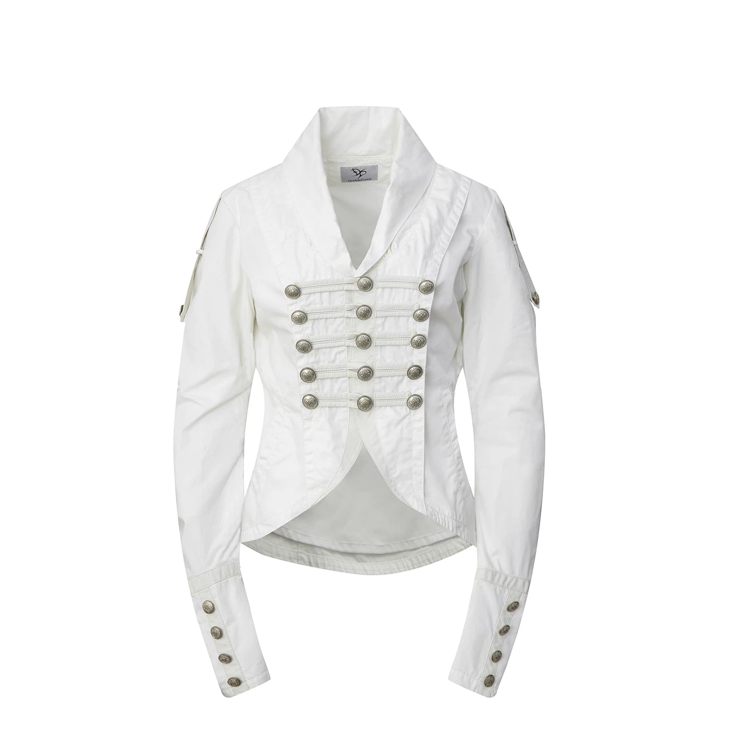 Patchwork Leather Napoleon Jacket