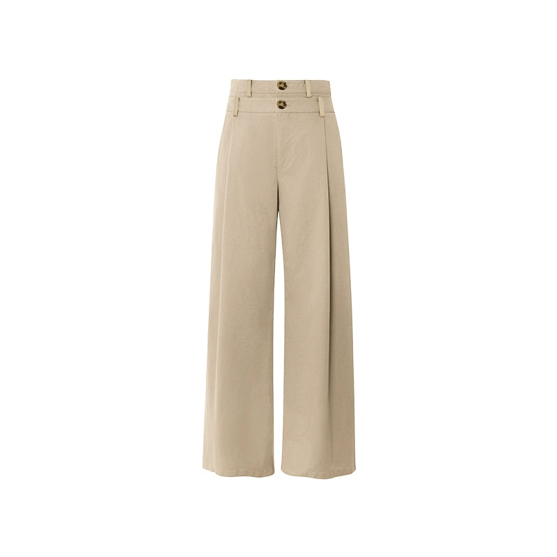 High Waist Loose Straight Casual Pants