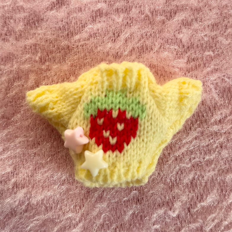 Strawberry Knit Hair Accessories