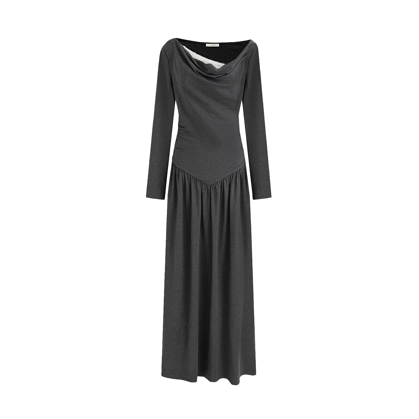 Lace Shoulder Knit Dress