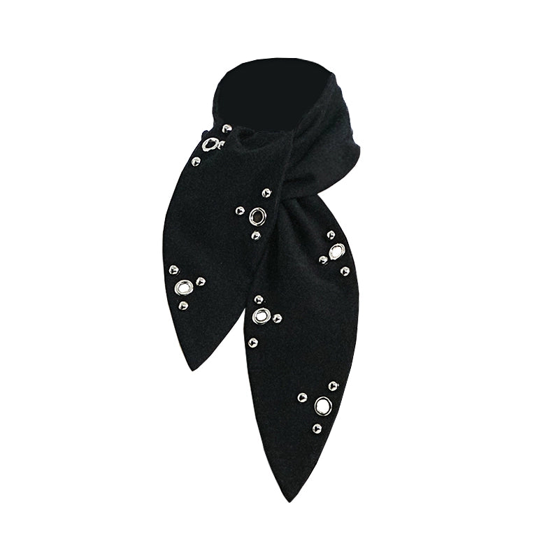 Black Rabbit Ear Scarf