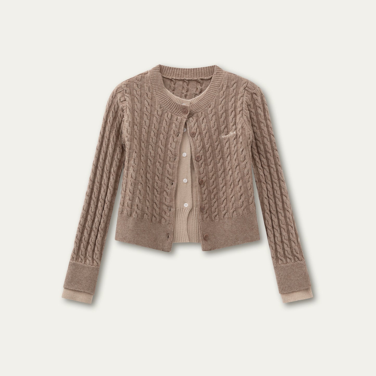 Fake Two Gentle Knit Sweaters