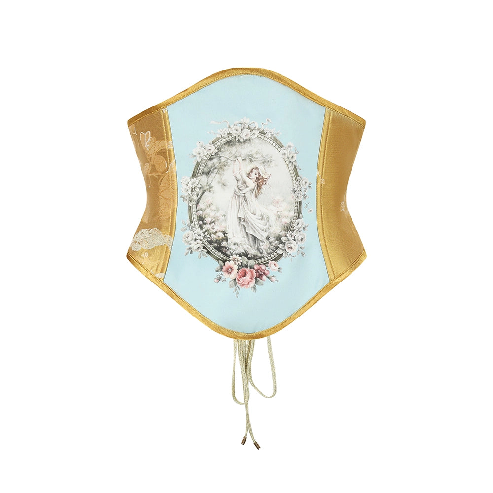 Elegant Floral Dress Waist