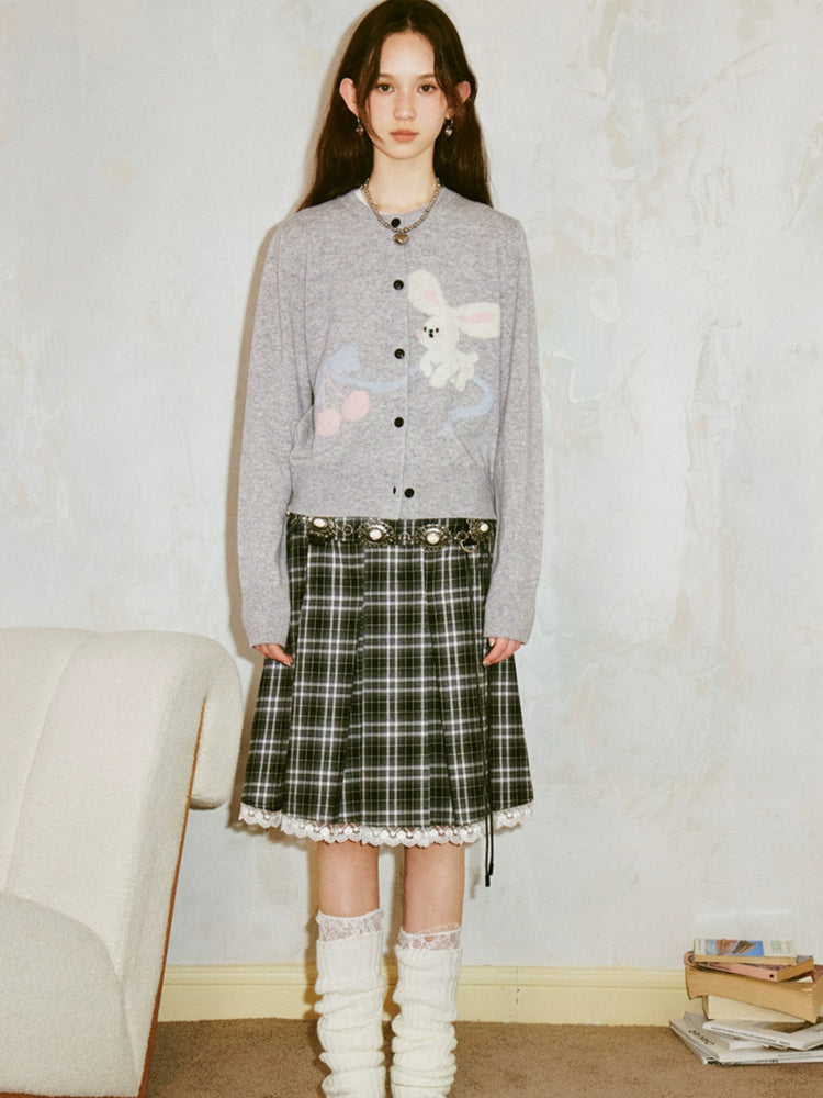 Kaninchen Strickjacke