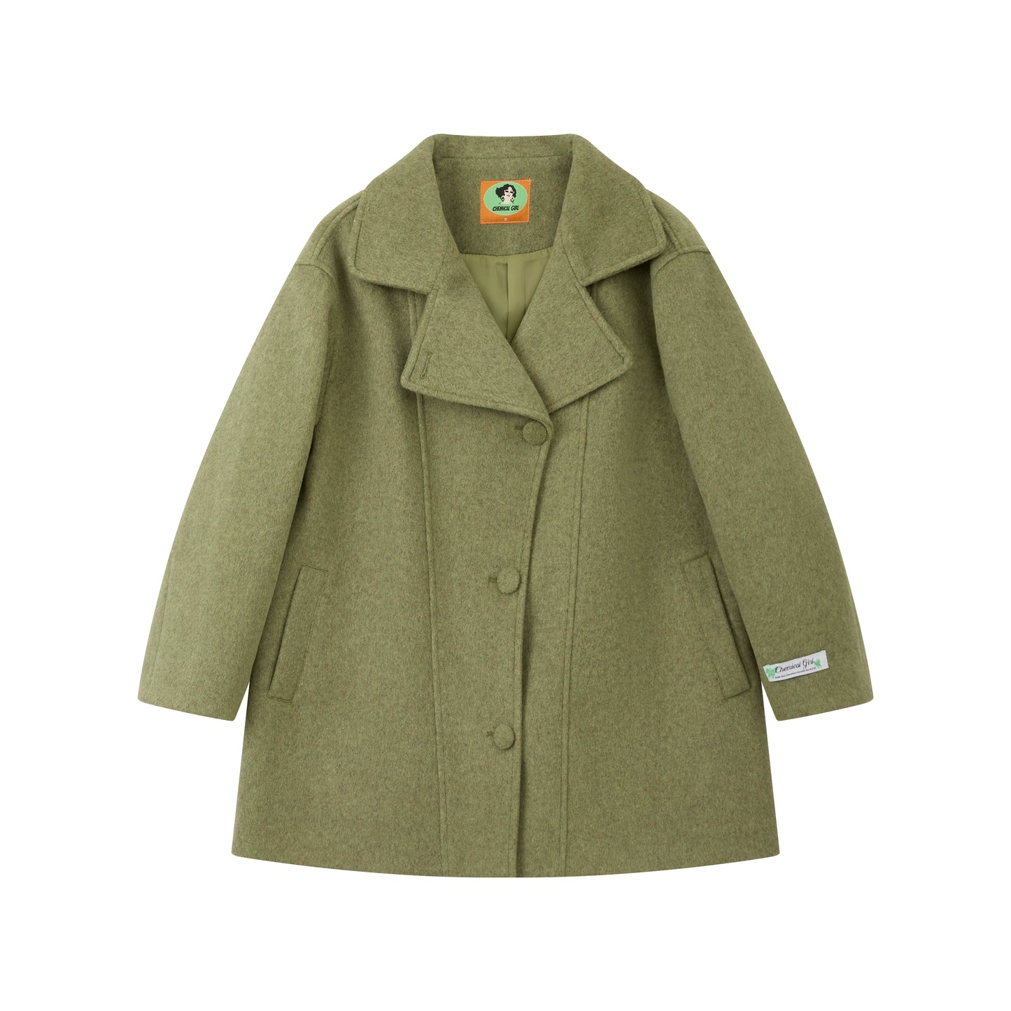Green Manor Woolen Coat