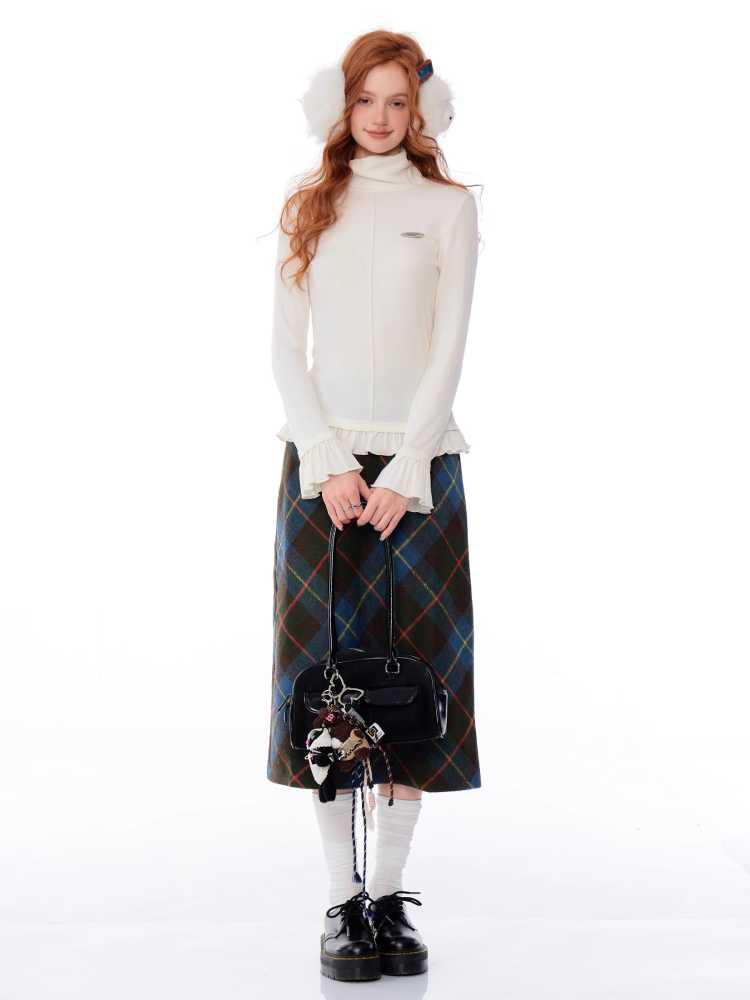 레트로 슬림 니트