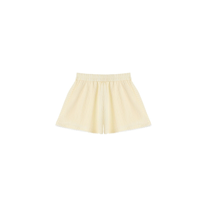 Lace Trimmed Short Ensemble Set-Up