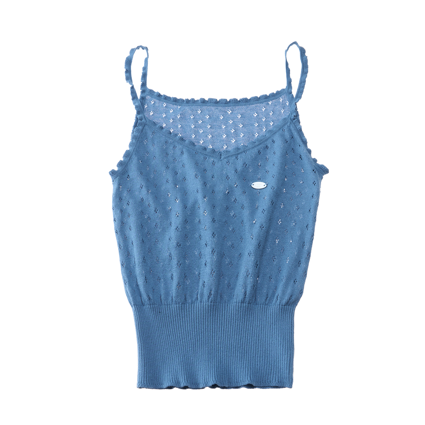 Retro Lace Knitted Vest