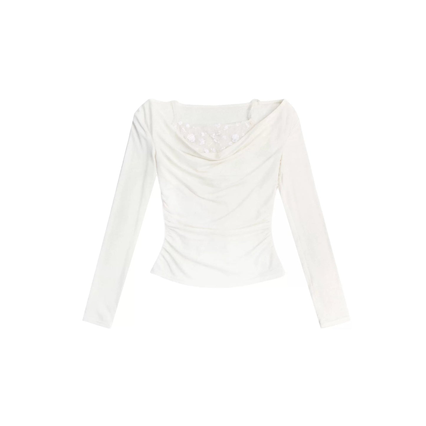 Wind-Blown Collar Top