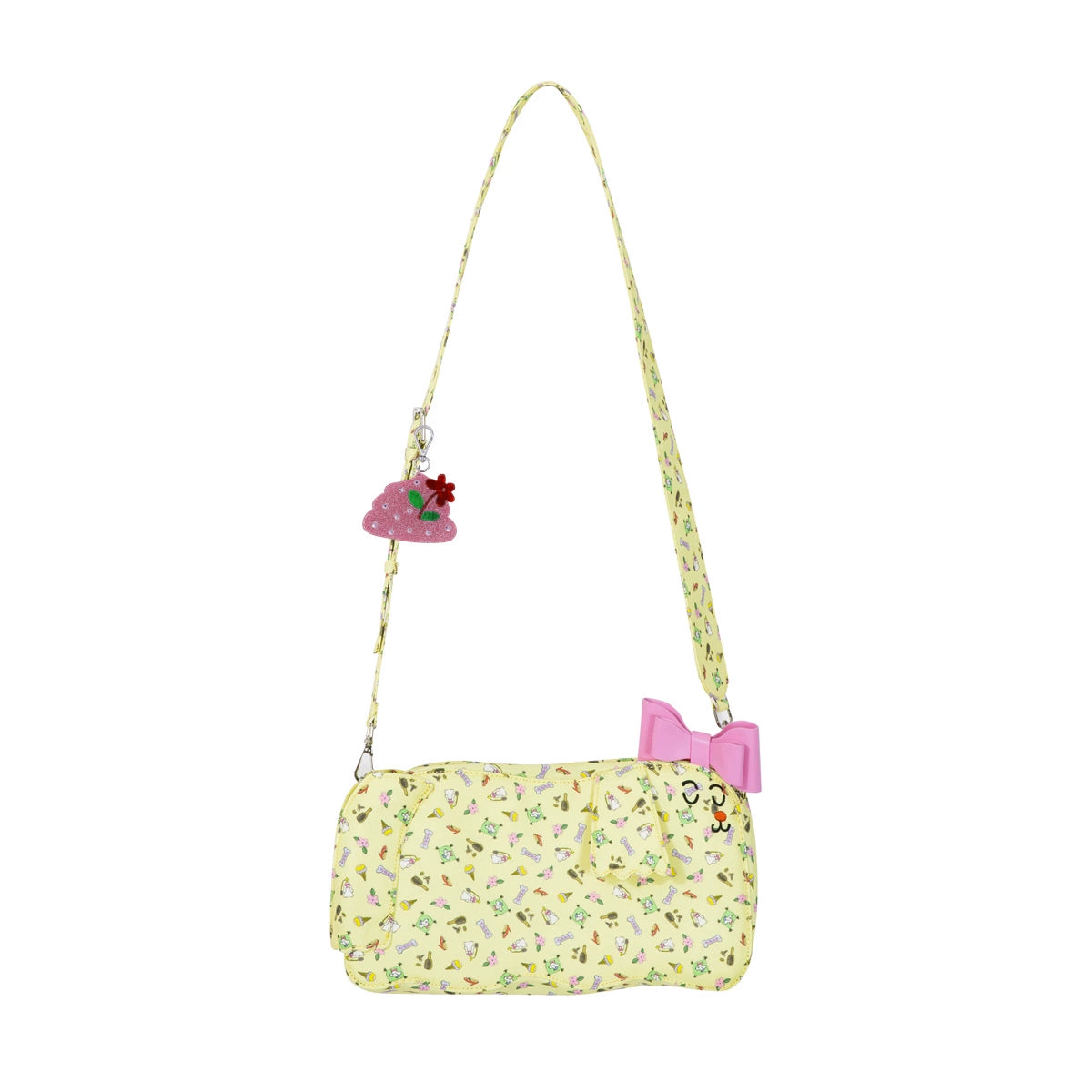 Peach Heart Crossbody Bag