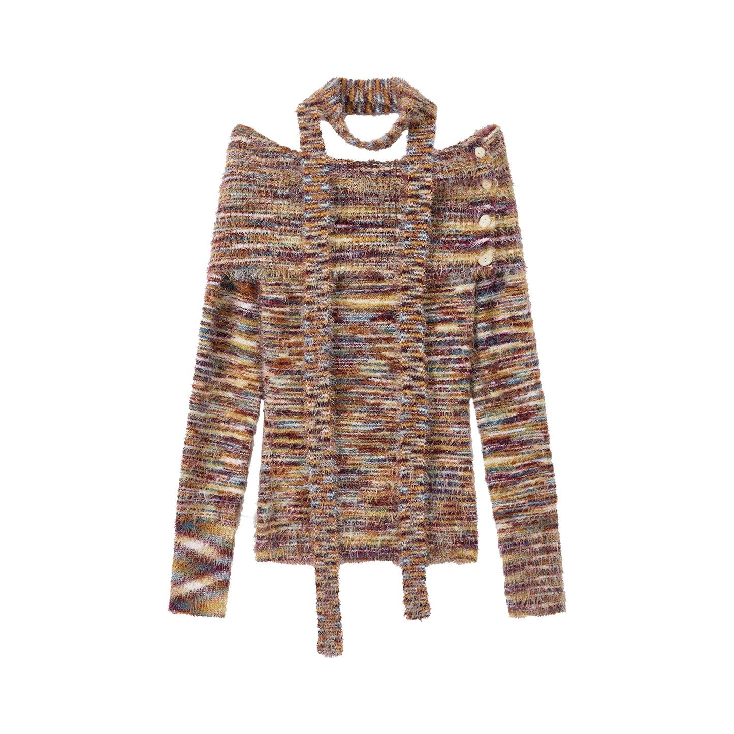 Toffee Candy Off-Shoulder Top