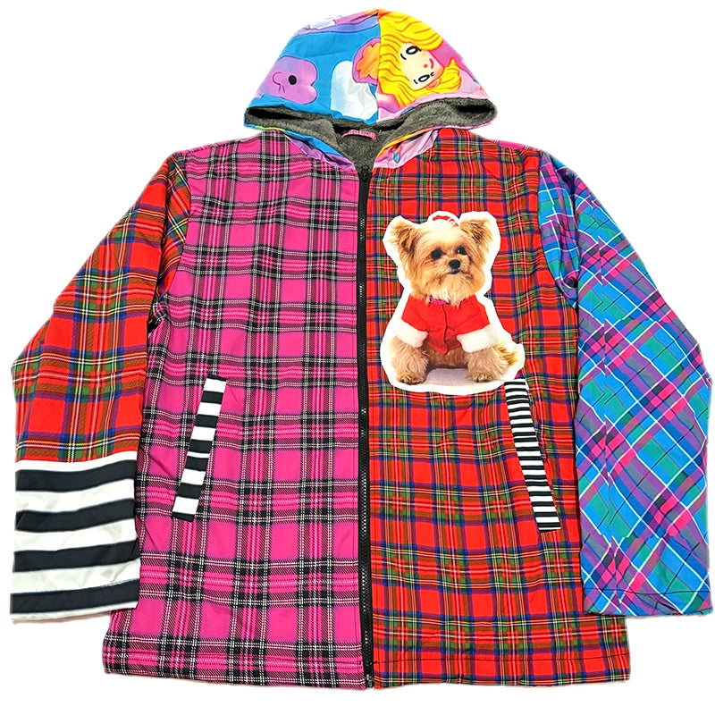 Christmas Cotton Hooded Fleece Jacket