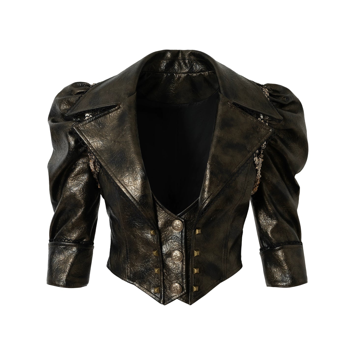 Punk Court Leather Jacket