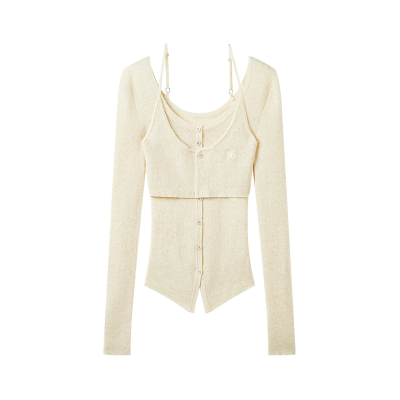 Bern Wool Blend Knit Cardigan