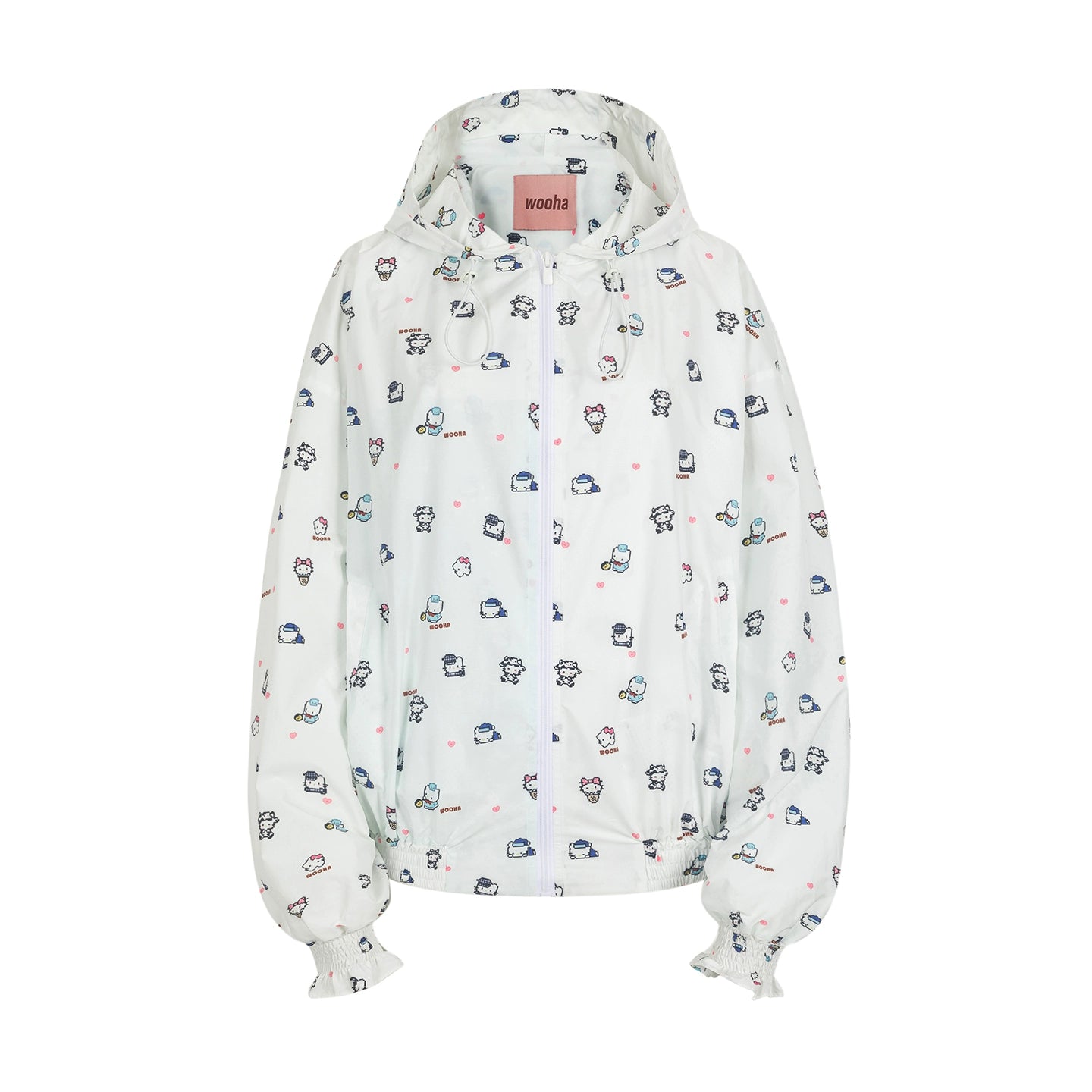 Sweet Fun Print Short Jacket