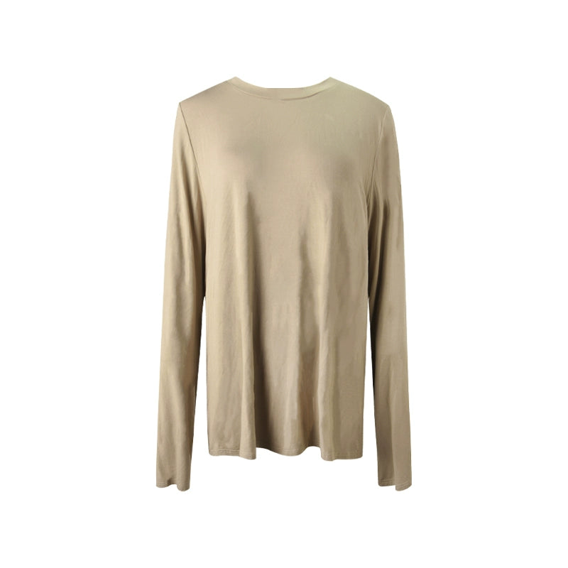 Long-Sleeve Mask Blouse Top