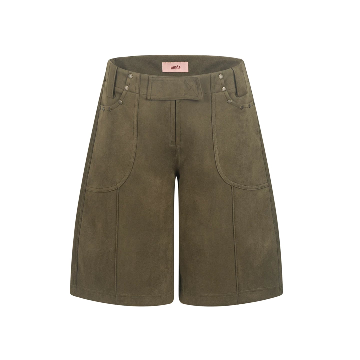 Retro Imitation Suede Pants