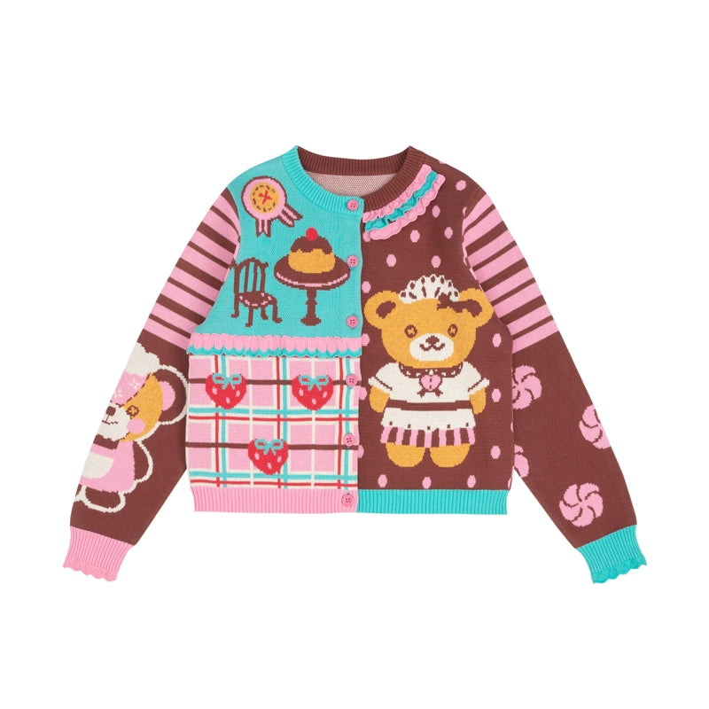 Vintage Lace Knitted Cardigan