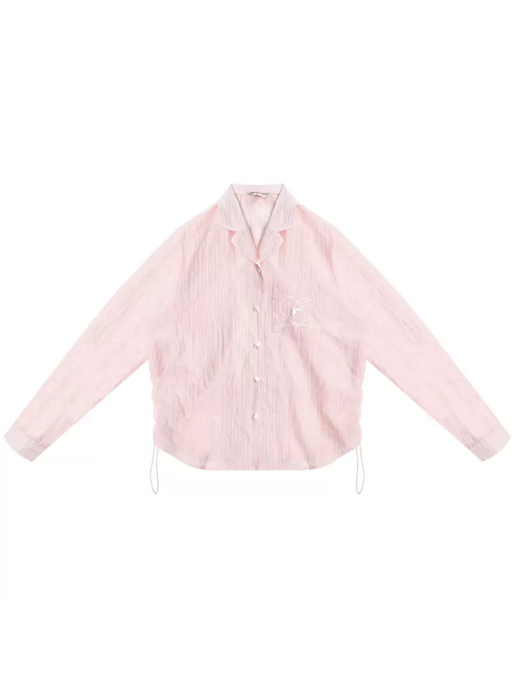 레트로 선크림 셔츠