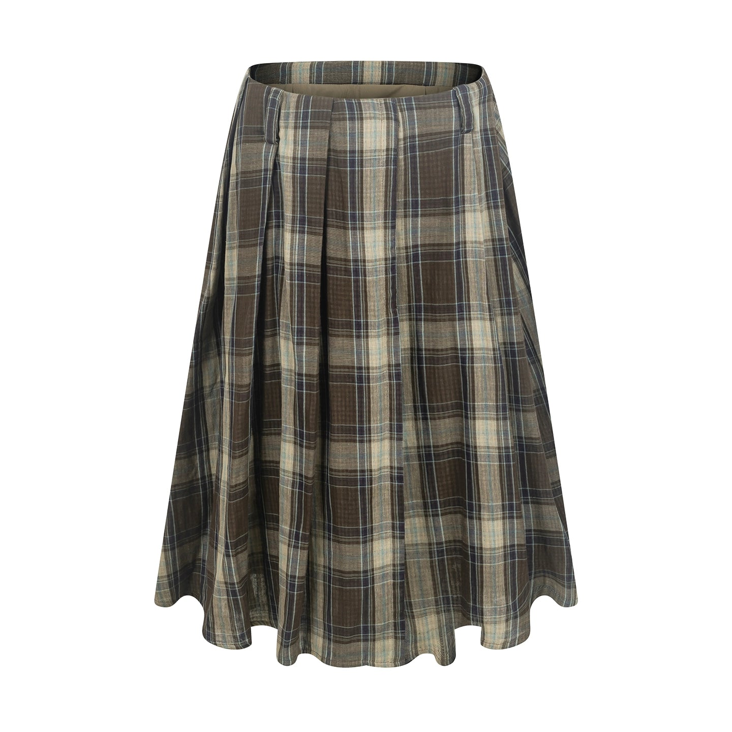 Retro Flowing Midi Skirt