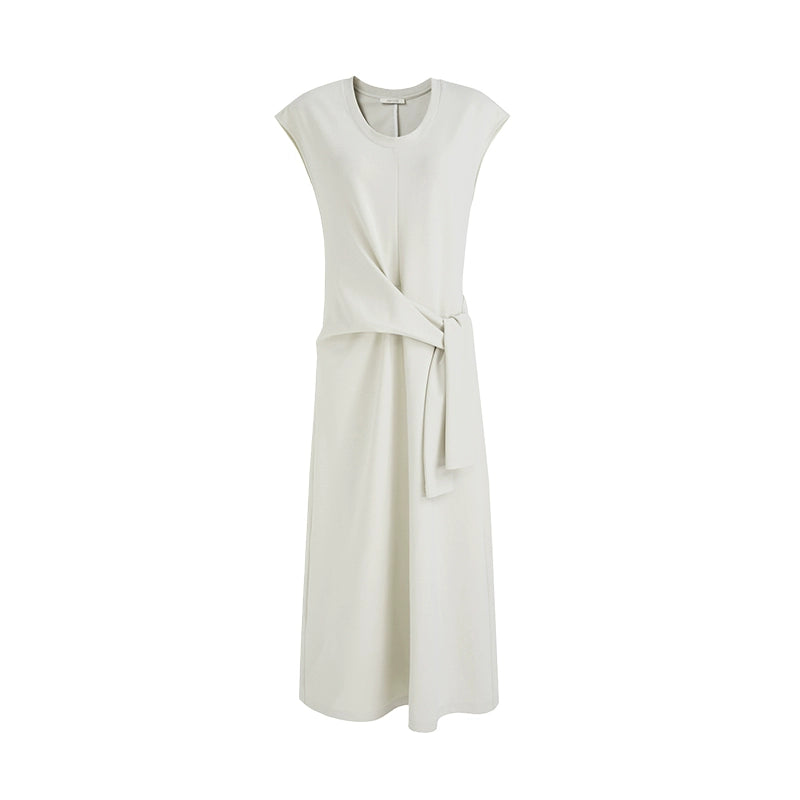 Summer Asymmetric Tie Dress