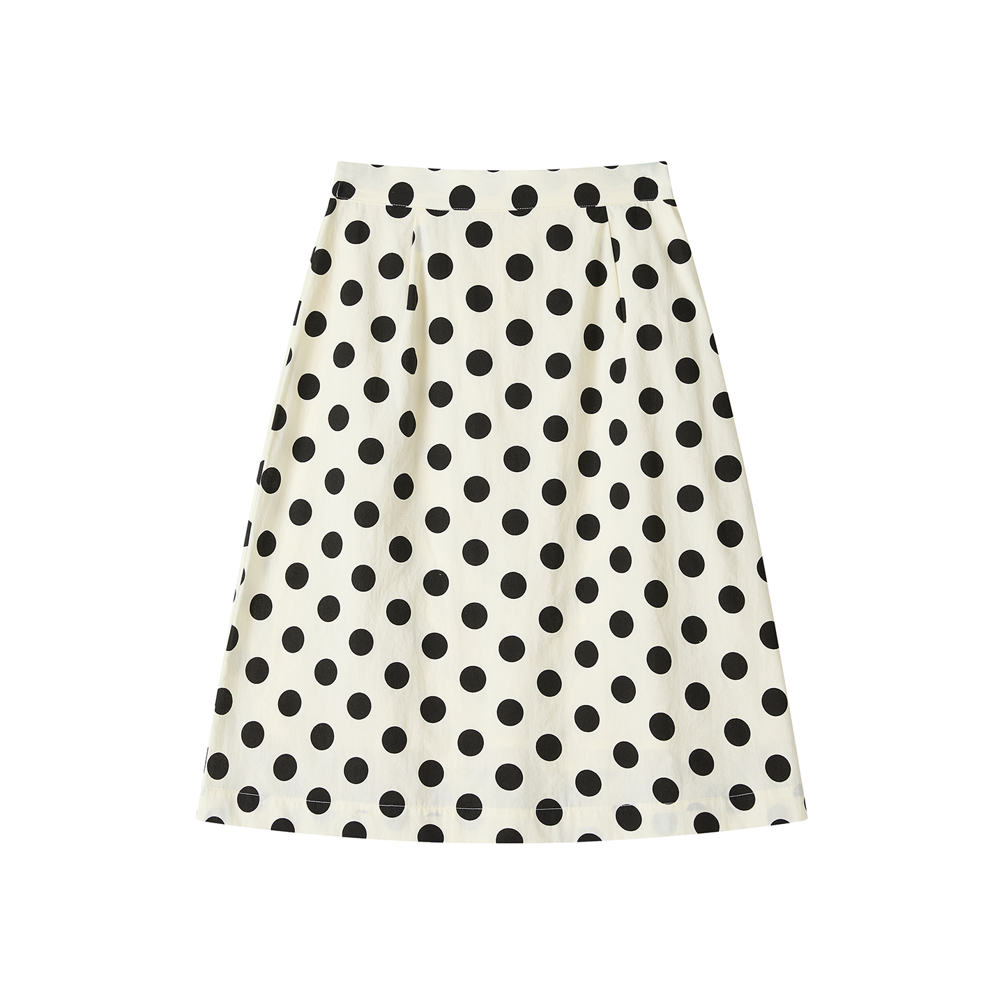 Retro Casual Polka Dot Skirt