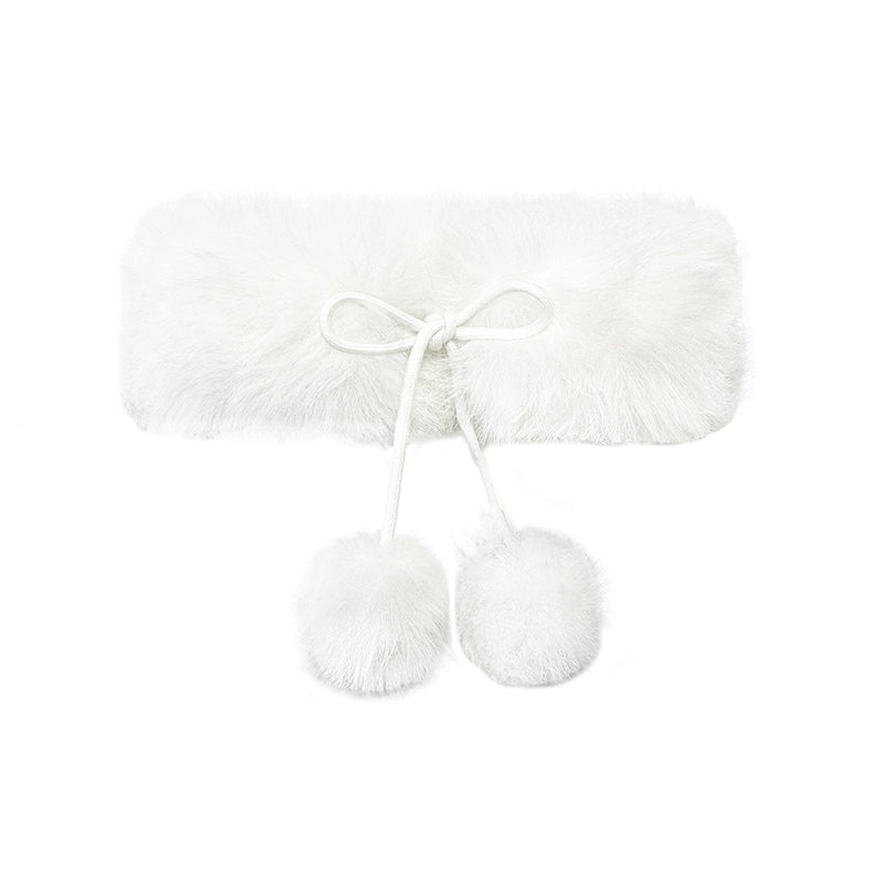 Snow-White Warm Neck Warmer