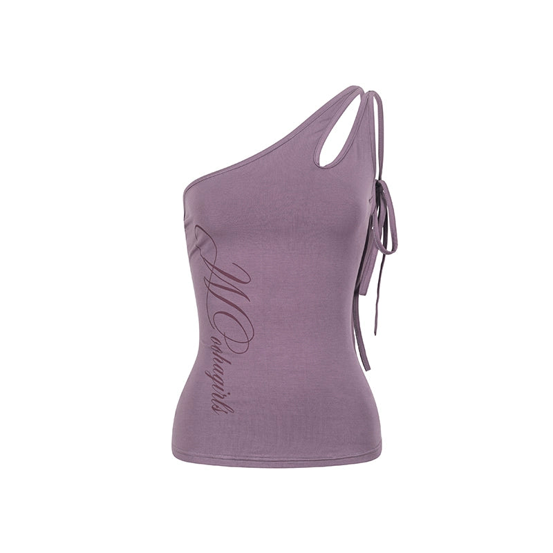 Summer Asymmetrical Halter Top