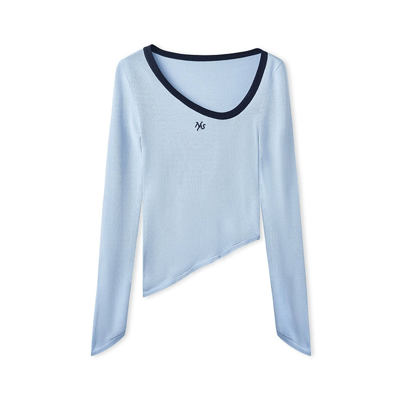 Right Knit Long-sleeved Top