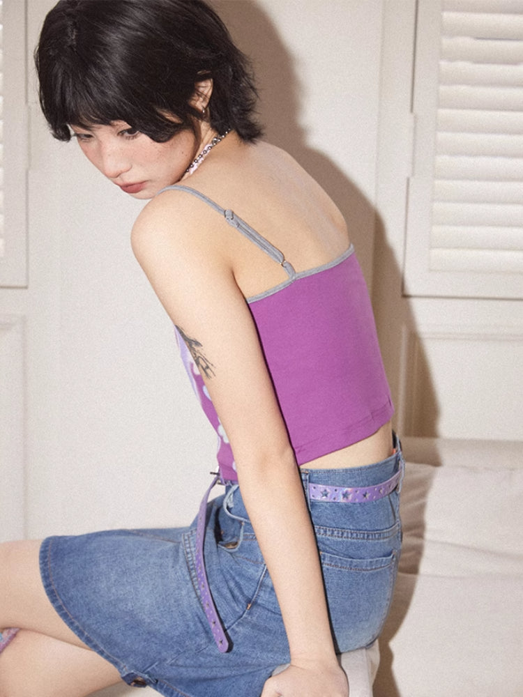 Sommerdruck lässiges Trägershirt