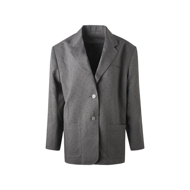 Retro Polka Dot Winter Jacket