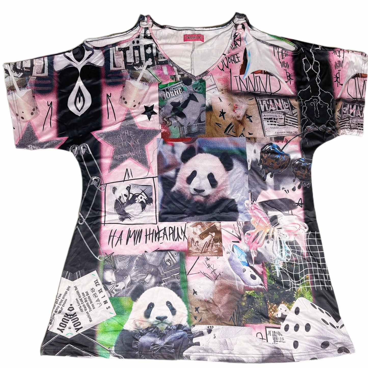 Panda Stitchwork T-Shirt
