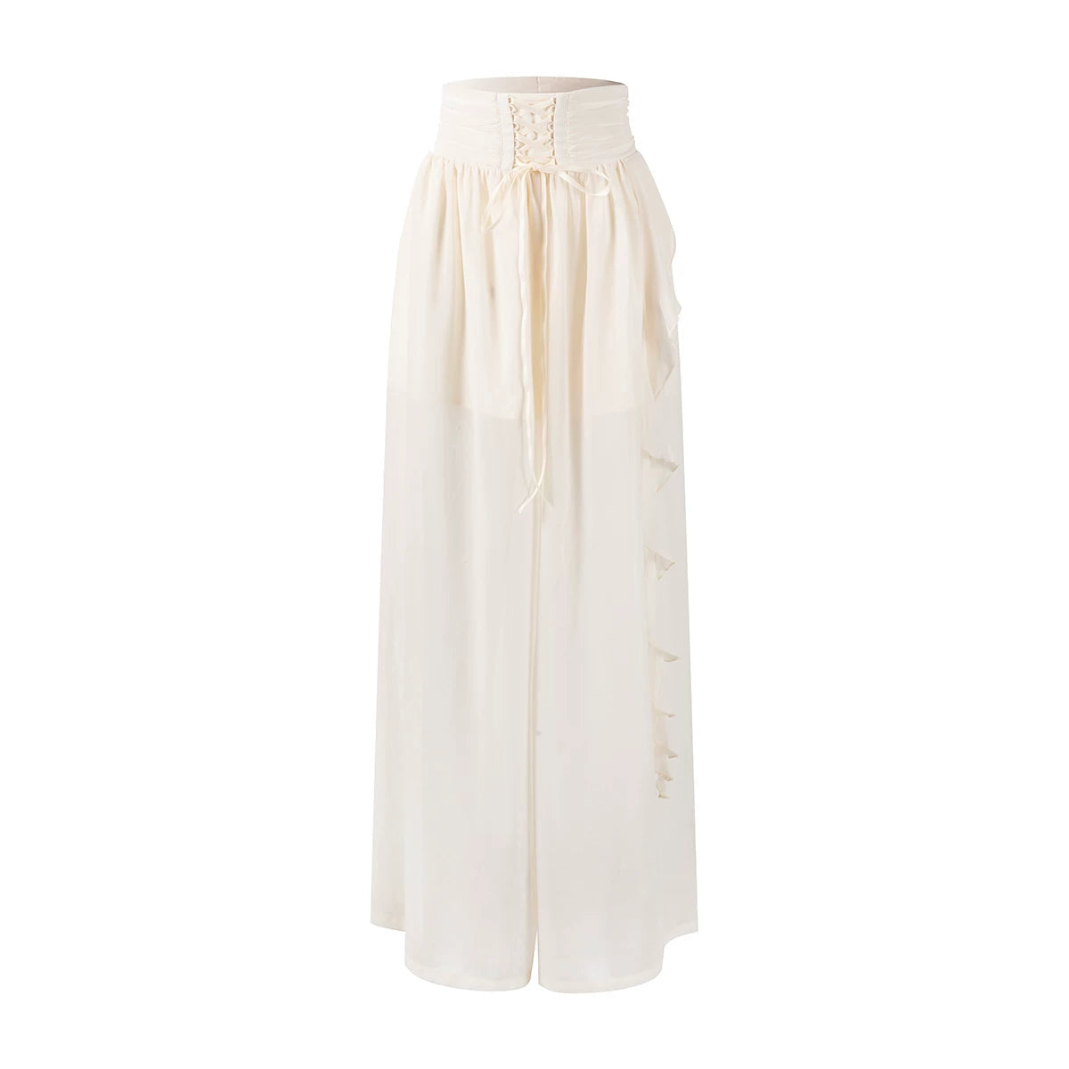 Elegant Rayon Lace Matching Set