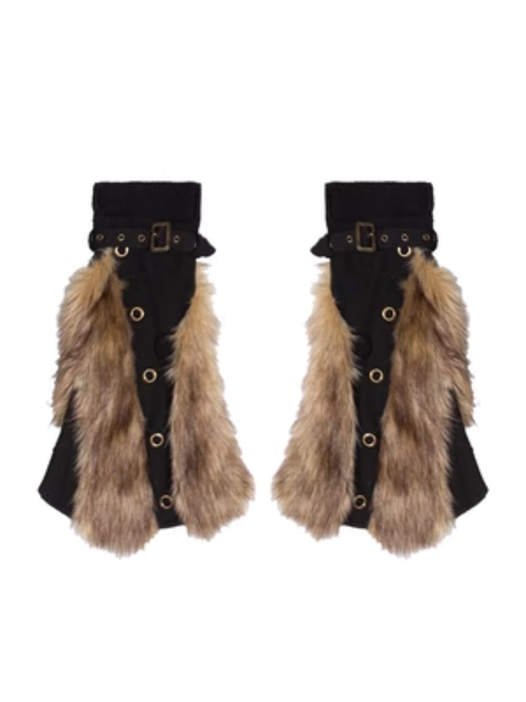 Street punk shorts + leg cover