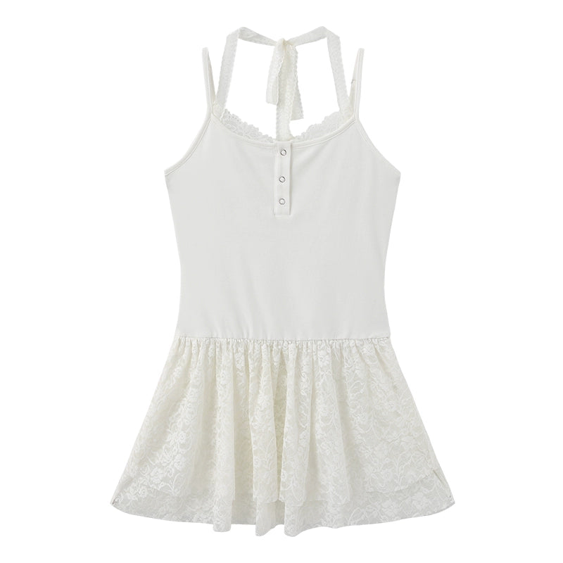 Off-Shoulder Besticktes Set