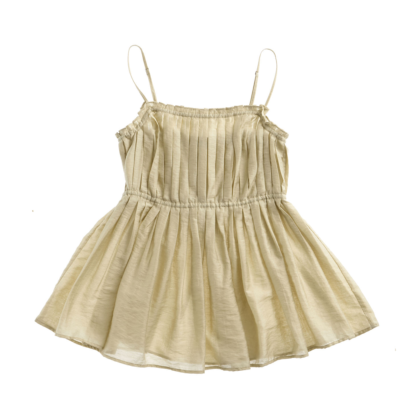 Romantic French Pleated Lace Dress