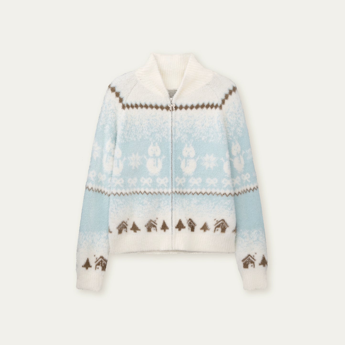 First Snow Mink Jacket Skirt Set-Up