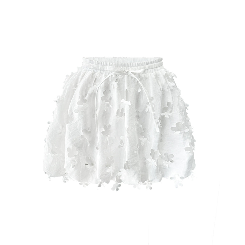 Summer Flower Pod Pants Skirt