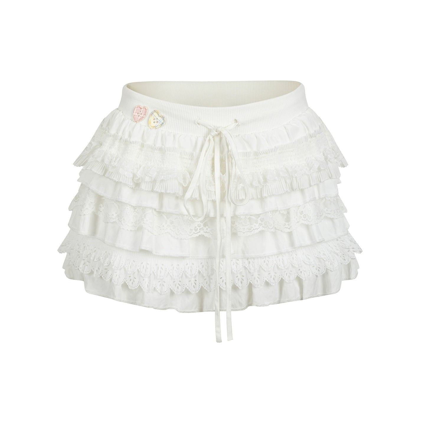 White Lace Cake Skirt