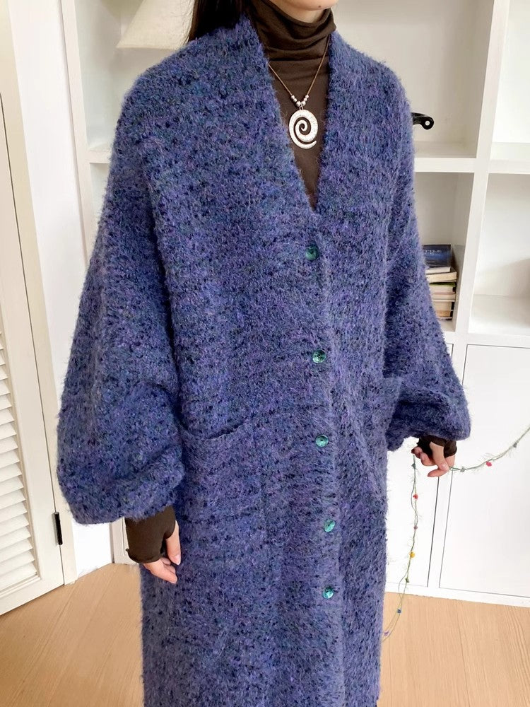 Loose long cardigan